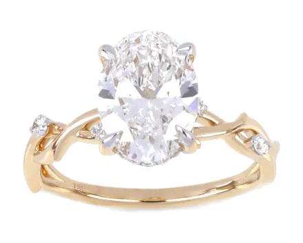Ring, oval centre stone, Ref. SJR43244